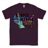 Plum Merica Merica Merica vibes 4th of july Classic Tee - CowGirlArtShop