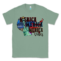 Sage Merica Merica Merica vibes 4th of july Classic Tee - CowGirlArtShop
