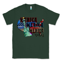 Sports Green Merica Merica Merica vibes 4th of july Classic Tee - CowGirlArtShop