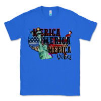 True Royal Merica Merica Merica vibes 4th of july Classic Tee - CowGirlArtShop