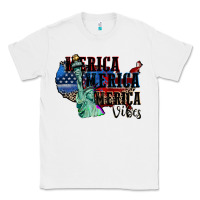 Merica Merica Merica Vibes 4th Of July Classic Tee | Teevron