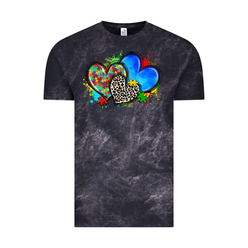 Autism Hearts Vintage Tee by Zillion Design Studio | Teevron
