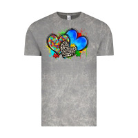 Cloud Rock autism hearts Vintage Tee - Zillion Design Studio
