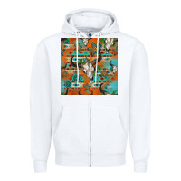 White western bull skull seamless pattern Zipper Hoodie - HRA Design Shop