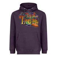 Plum trick or treat black Heavyweight Hoodie - JahusDesignShop