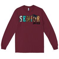 Burgundy western senior 2022 Long Sleeve Tee - RanaPortraitStore
