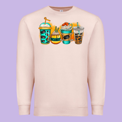 Ice Hockey Coffee Premium Sweatshirt Designed By Jasminsmagicworld