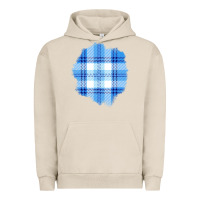 Pigment French Oak Winter Tartan Patch Urban Hoodie - BundleAndBundleShop