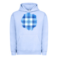 Pigment Grape Ice Winter Tartan Patch Urban Hoodie - BundleAndBundleShop