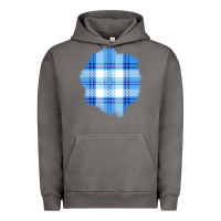 Pigment Tornado Winter Tartan Patch Urban Hoodie - BundleAndBundleShop