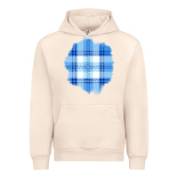 Sandshell Winter Tartan Patch Urban Hoodie - BundleAndBundleShop