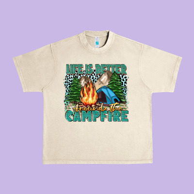 Urban Heavy Tee life is better around the campfire