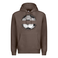 Coffee custom soccer Premium Hoodie - MaliasSmallBusiness
