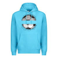 Ocean Blue custom soccer Premium Hoodie - MaliasSmallBusiness