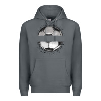 Rock custom soccer Premium Hoodie - MaliasSmallBusiness