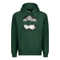Sports Green custom soccer Premium Hoodie - MaliasSmallBusiness