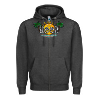Charcoal Heather beer sunshine Zipper Hoodie - CowhideDigitalArt