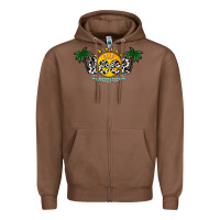 Chestnut beer sunshine Zipper Hoodie - CowhideDigitalArt