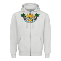 Dove Grey beer sunshine Zipper Hoodie - CowhideDigitalArt
