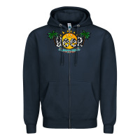 Navy beer sunshine Zipper Hoodie - CowhideDigitalArt
