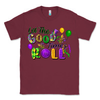 Burgundy let the good times roll Classic Tee - FaDigitalArtStudio