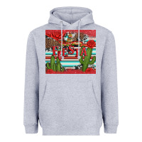 Heather Grey fiesta with pepper Heavyweight Hoodie - Artiststas