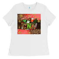 White cna christmas Ladies Tee - AdoDesignShop