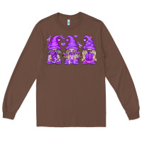 Chestnut Domestic Violence Warrior Gnomes Long Sleeve Tee - texasbilliewilder