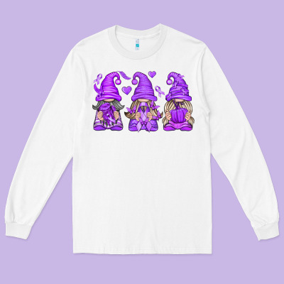Domestic Violence Warrior Gnomes Long Sleeve Tee Designed By Texasbilliewilder