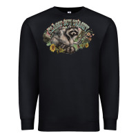 Black classy but trashy racoon Premium Sweatshirt - NancyCooperArtShop