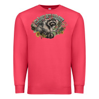 Cardinal classy but trashy racoon Premium Sweatshirt - NancyCooperArtShop
