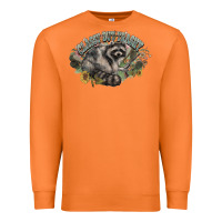 Carrot classy but trashy racoon Premium Sweatshirt - NancyCooperArtShop