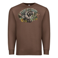 Chestnut classy but trashy racoon Premium Sweatshirt - NancyCooperArtShop