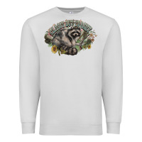 Dove Grey classy but trashy racoon Premium Sweatshirt - NancyCooperArtShop