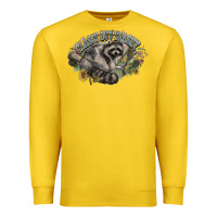 Lemon classy but trashy racoon Premium Sweatshirt - NancyCooperArtShop