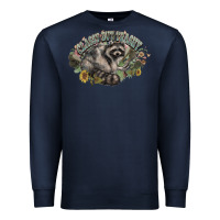 Navy classy but trashy racoon Premium Sweatshirt - NancyCooperArtShop