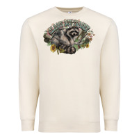 Sandshell classy but trashy racoon Premium Sweatshirt - NancyCooperArtShop