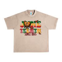 French Oak juneteenth since 1865 with heart Urban Heavy Tee - texasbilliewilder
