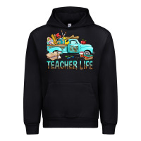 Black Teacher Life With Truck Urban Hoodie - BundleAndBundleShop
