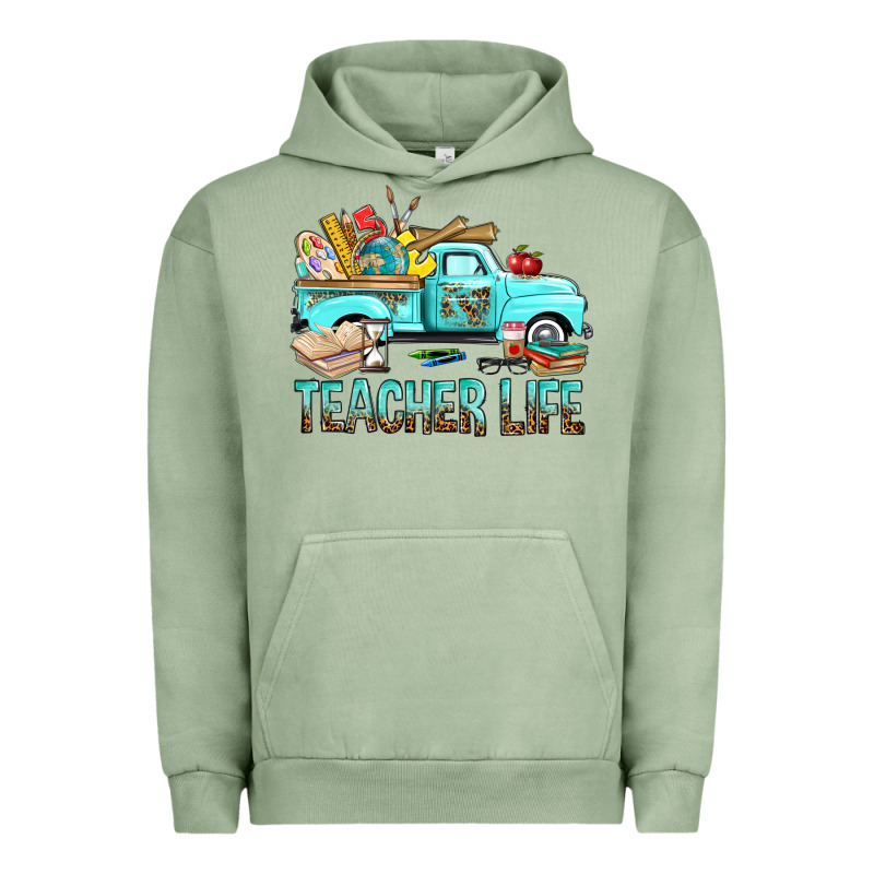Teacher Life With Truck Urban Hoodie by BundleAndBundleShop | Teevron