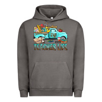 Pigment Tornado Teacher Life With Truck Urban Hoodie - BundleAndBundleShop