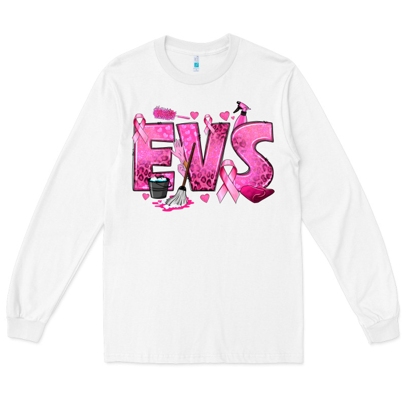 Environmental Services Breast Cancer Long Sleeve Tee by texasbilliewilder | Teevron