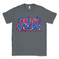 Charcoal Heather Oh my stars 4th of july Classic Tee - CowGirlArtShop