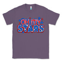 Lavender Oh my stars 4th of july Classic Tee - CowGirlArtShop