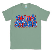 Sage Oh my stars 4th of july Classic Tee - CowGirlArtShop