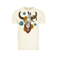 Vintage Arctic western cow skull Vintage Tee - texasbilliewilder