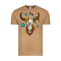 Vintage Camel western cow skull Vintage Tee - texasbilliewilder