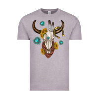 Western Cow Skull Vintage Tee | Teevron