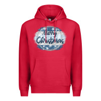 Cardinal merry christmas blue Premium Hoodie - MaliasSmallBusiness