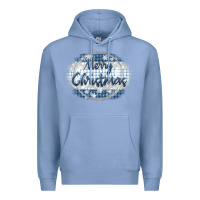 Colony Blue merry christmas blue Premium Hoodie - MaliasSmallBusiness